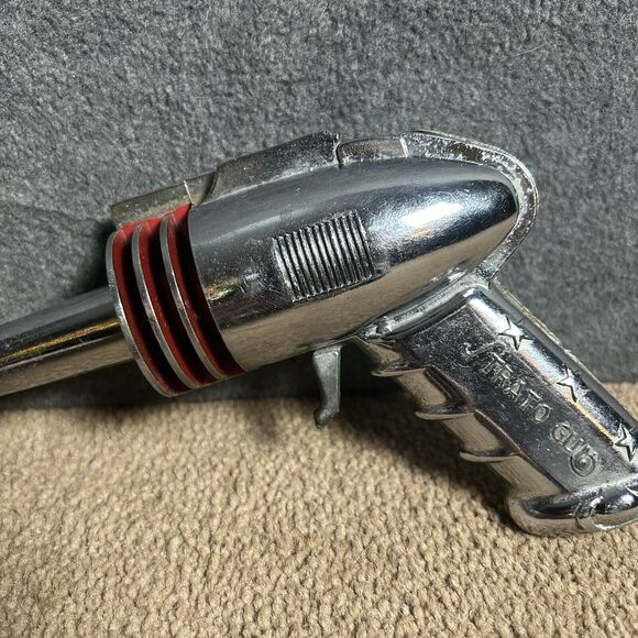 1952 Futuristic Prod. STRATO GUN Pristine working Cap Gun Ray gun Space pistol - Picture 3 of 11